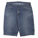 DICKIES Mens Denim Blue Casual Loose XL W40 Cotton Blend Workwear Shorts