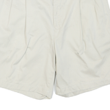 TOMMY HILFIGER Mens Shorts White Casual M W32 Cotton Blend Classic Fit