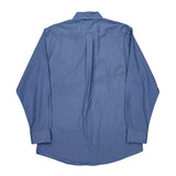 Stretch Non Iron Ralph Lauren Slim Fit Shirt - XL Blue Cotton
