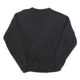 ADIDAS Womens Black Crew Neck UK 6 Sweatshirt Cotton Blend Casual Pullover