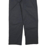 DICKIES Mens Cotton Blend Black Regular Straight Trousers W34 L32 Workwear