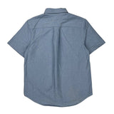 Age 10-12 Ralph Lauren Short Sleeve Shirt - Medium Blue Cotton