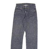 LEVI'S 501 Mens Jeans Blue Regular Straight Denim Dark W24 L30 Classic Button