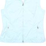 BOGNER Womens Blue Sleeveless Zip Jacket M Polyester Plain Casual Outdoor