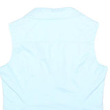 BOGNER Womens Blue Sleeveless Zip Jacket M Polyester Plain Casual Outdoor