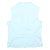 BOGNER Womens Blue Sleeveless Zip Jacket M Polyester Plain Casual Outdoor