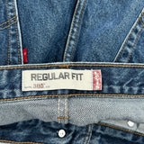 Levis 505 Jeans - 34W 30L Blue Denim