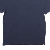 LACOSTE Mens Blue Short Sleeve Plain Polo Shirt L Classic Cotton Logo