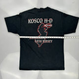 Kosco H-D Harley Davidson Graphic T-Shirt - Large Black Cotton