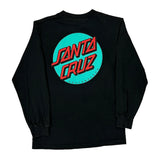 Santa Cruz Graphic Long Sleeve T-Shirt - Small Black Cotton