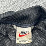 Nike Polo Shirt - Large Black Cotton
