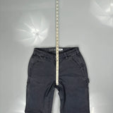 Carhartt Carpenter Trousers - 28W UK 8 Grey Cotton
