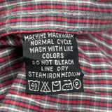 Ralph Lauren Checked Short Sleeve Shirt - Large Grey Cotton