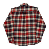 Dickies Checked Flannel Shirt - Medium Blue Cotton