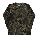 Cabelas Camo Long Sleeve T-Shirt - Large Camo Cotton