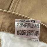 Wrangler Carpenter Trousers - 32W 32L Brown Cotton