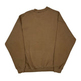 90S Blank Lee Sweatshirt - XL Brown Cotton