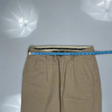Polo By Ralph Lauren Trousers - 36W 28L Beige Cotton