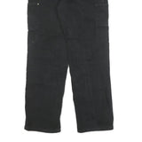 CARHARTT Mens Relaxed Black Denim Jeans W30 L31 Workwear Zip Closure