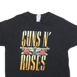 THK Womens Black Guns N Roses Graphic T-Shirt M Short Sleeve Crew Neck