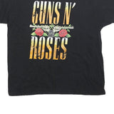 THK Womens Black Guns N Roses Graphic T-Shirt M Short Sleeve Crew Neck