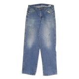 DICKIES Mens Regular Fit Blue Denim Jeans W32 L32 Straight Cotton Blend Zip