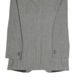 GINITEX FASHION Mens Black Jacket S Polyester Blend Chevron Button Closure