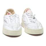 CHRISTIAN LOUBOUTIN Low Top Mens Trainers White & Cream Synthetic Mesh UK 10