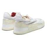 CHRISTIAN LOUBOUTIN Low Top Mens Trainers White & Cream Synthetic Mesh UK 10