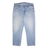 CARHARTT Mens Jeans Blue Regular Straight Denim Medium W40 L32 Classic Fit Zip