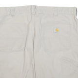 CARHARTT Mens Shorts Beige Casual Plain 3XL W38 Cotton Blend Workwear