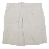 CARHARTT Mens Shorts Beige Casual Plain 3XL W38 Cotton Blend Workwear