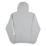 CARHARTT Mens Grey Hoodie M Logo Print Pullover Cotton Workwear Casual