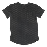 NIKE Womens Black Graphic T-Shirt S Short Sleeve Crew Neck Run Logo