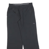 ADIDAS Womens Joggers Black UK 14 W32 L30 Regular Tapered Comfortable Sportswear