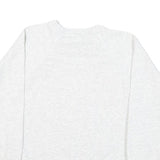 HANES Mens White Sweatshirt Crew Neck S Cotton Blend Casual Comfort