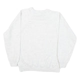 HANES Mens White Sweatshirt Crew Neck S Cotton Blend Casual Comfort