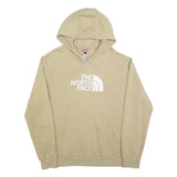 THE NORTH FACE Mens Beige Hoodie 2XL Cotton Blend Casual Pullover