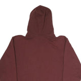 CHAMPION Mens Maroon Hoodie M Small Logo Pullover Cotton Blend Comfortable Fit