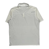 Oakley Striped Polo Shirt - XL Gray Polyester