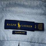 Ralph Lauren Shirt - Large Blue Cotton