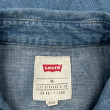 Levis Denim Shirt - 2XL Blue Cotton