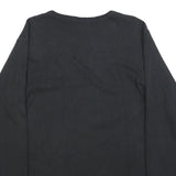 CHAMPION Mens Black Long Sleeve Crew Neck Classic Logo T-Shirt M