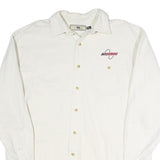 LEE Mens White Acsystems Classic Cotton Blend Shirt XL Workwear Comfort