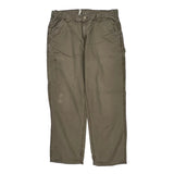 Carhartt Carpenter Trousers - 36W 30L Khaki Cotton