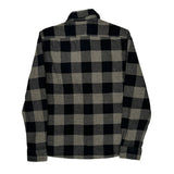 Dickies Checked Flannel Shirt - Medium Black Cotton