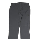 IVY Womens Polyester Blend Grey Regular Fit Straight Trousers W30 L31