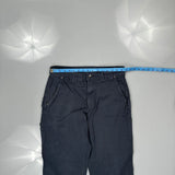 Duluth Cargo Pants - 31W 32L Gray Cotton