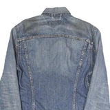 LEVI'S Mens Blue Denim Button Jacket M Cotton Classic Casual Outerwear