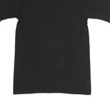 CHAMPION Mens Black Graphic T-Shirt S Short Sleeve Crew Neck Logo Print